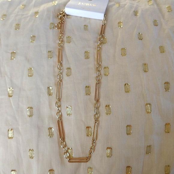 NWT J. Crew Gold Chain Necklace - Picture 4 of 9